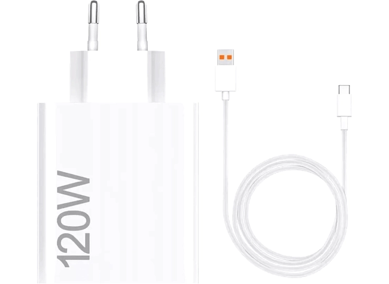 СЗУ Xiaomi 120W HyperCharge Combo Type-A (MDY-13-EE) белый фото 1