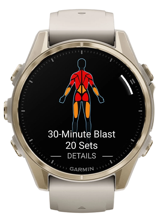 Garmin Fenix 8 AMOLED Sapphire 43 мм (бежевый корпус/песочный ремешок) фото 2