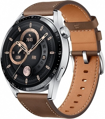 Huawei Watch GT 3 46 мм Classic (коричневый) фото 2