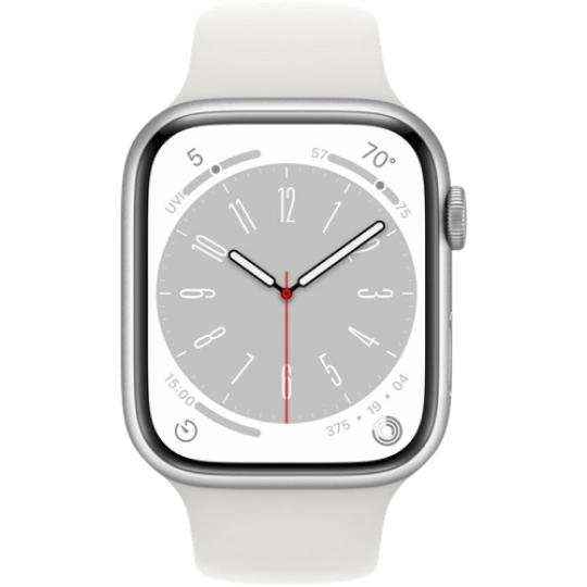 Apple Watch Series 8 45 мм + скретч карта (серебристый) фото 1