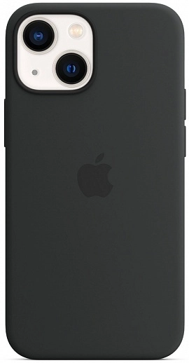 Apple для iPhone 13 mini Silicone Case with MagSafe (полночь) Apple для iPhone 13 mini Silicone Case with MagSafe (полночь)
