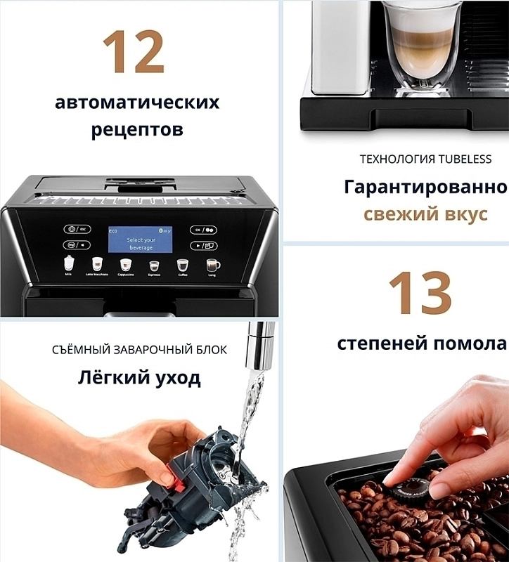 DeLonghi Eletta Cappuccino Evo ECAM46.860.B фото 7 DeLonghi Eletta Cappuccino Evo ECAM46.860.B фото 7