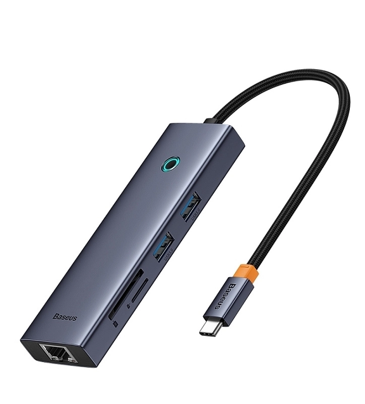 Baseus UltraJoy Series 4-Port Type-C (серый) фото 2