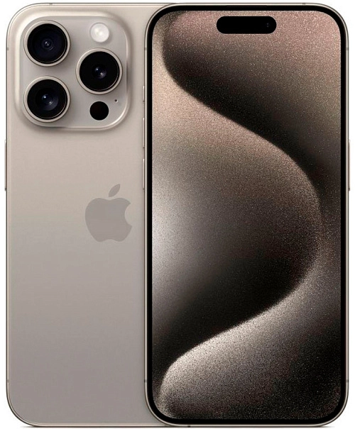 Apple iPhone 15 Pro 128GB(A3104, 2 SIM) (природный титан) Apple iPhone 15 Pro 128GB(A3104, 2 SIM) (природный титан)