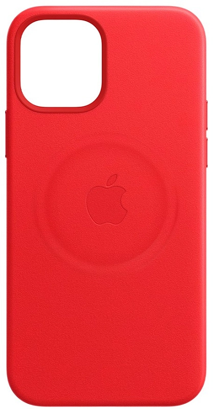 Apple для iPhone 12 mini Leather Case with MagSafe (PRODUCT)RED фото 3