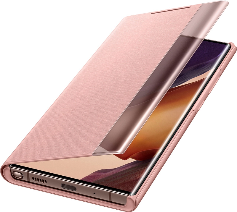 Чехол-книжка Smart Clear View Cover для Samsung Galaxy Note20 Ultra (бронзовый) фото 1 Чехол-книжка Smart Clear View Cover для Samsung Galaxy Note20 Ultra (бронзовый) фото 1