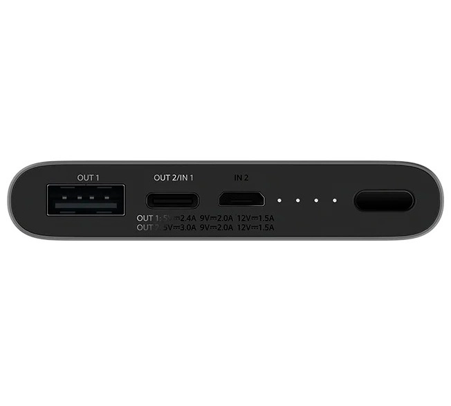 Xiaomi Mi Power Bank 3 10000 mAh (черный) фото 1 Xiaomi Mi Power Bank 3 10000 mAh (черный) фото 1