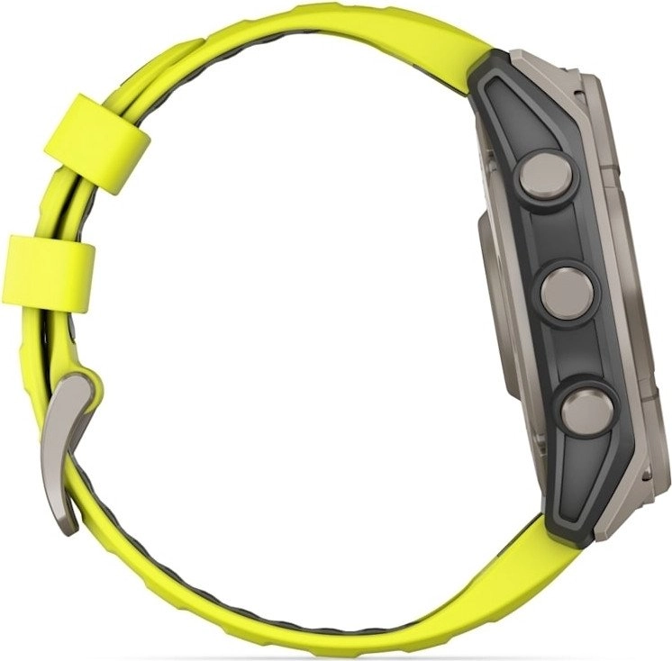 Garmin Fenix 8 AMOLED Sapphire Solar 51 мм (карбоновый корпус/черно-серый ремешок) фото 6