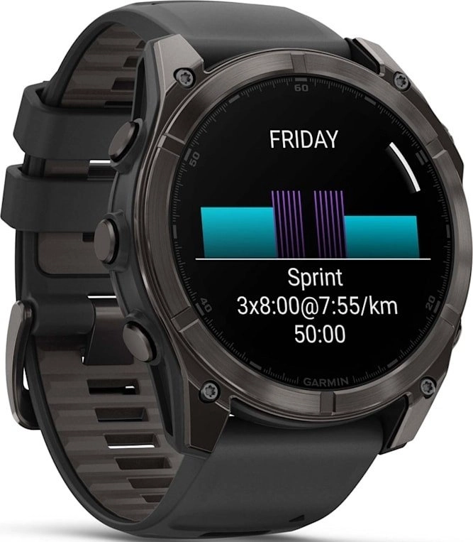 Garmin Fenix 8 AMOLED Sapphire 51 мм (черный корпус/черный ремешок) фото 3 Garmin Fenix 8 AMOLED Sapphire 51 мм (черный корпус/черный ремешок) фото 3