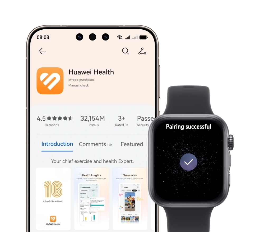 HUAWEI Watch Fit 5 дизайн корпуса