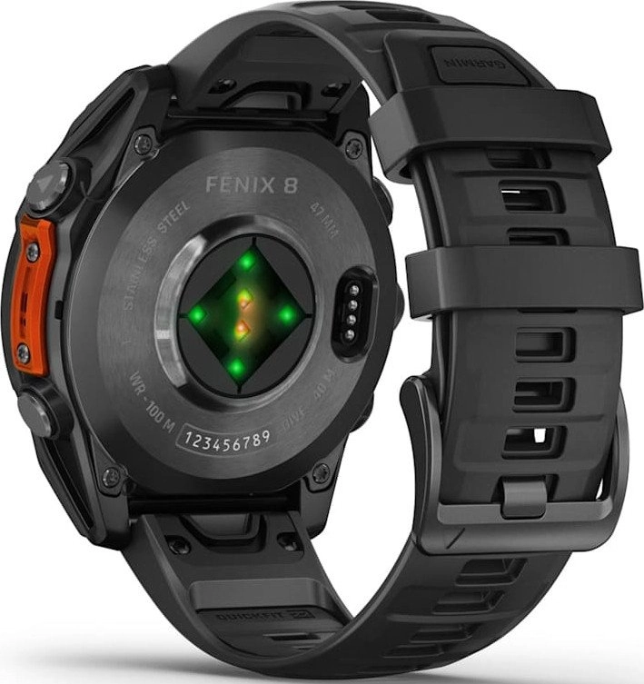Garmin Fenix 8 AMOLED 47 мм (черный корпус/черный ремешок) фото 3