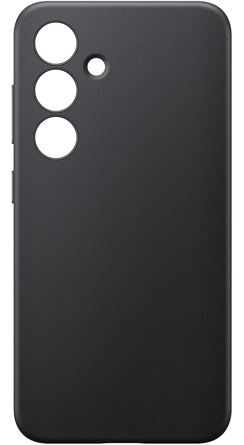 Vegan Leather Case для Samsung S24+ (черный) Vegan Leather Case для Samsung S24+ (черный)