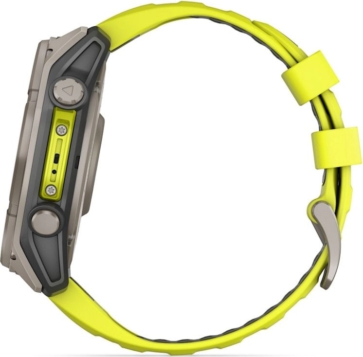 Garmin Fenix 8 AMOLED Sapphire Solar 51 мм (карбоновый корпус/черно-серый ремешок) фото 5