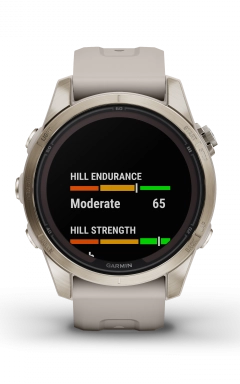 Garmin Fenix 7S Pro Sapphire Solar 42 мм (бежевый корпус/песочный ремешок) фото 2